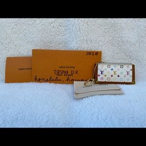 Rare Murakami Multi Color Key Pouch